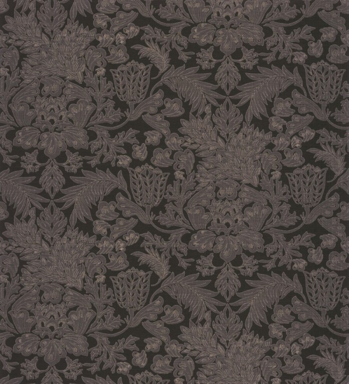 Papel pintado flores clásicas fondo oscuro - Monique Classic 126433