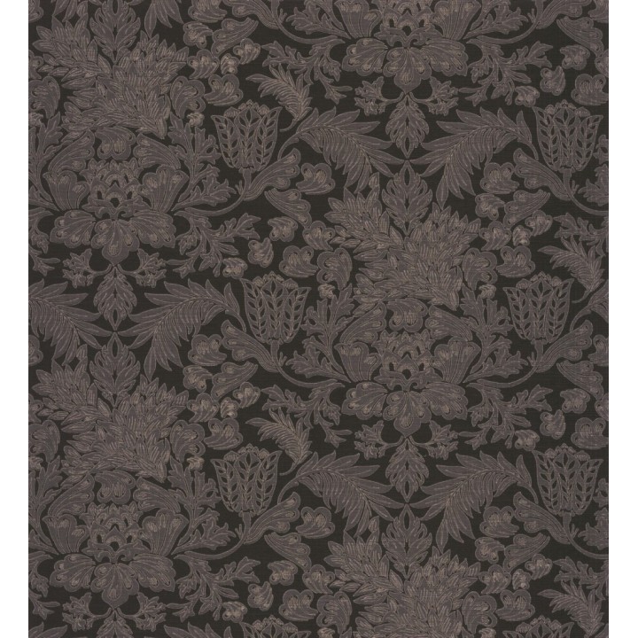 Papel pintado flores clásicas fondo oscuro - Monique Classic 126433