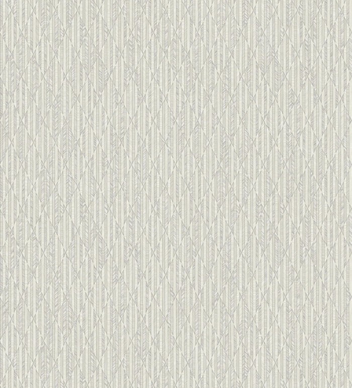 Papel pintado rombos gris claro metalizado de sutil elegancia geométrica - Zelda Radiant 684124