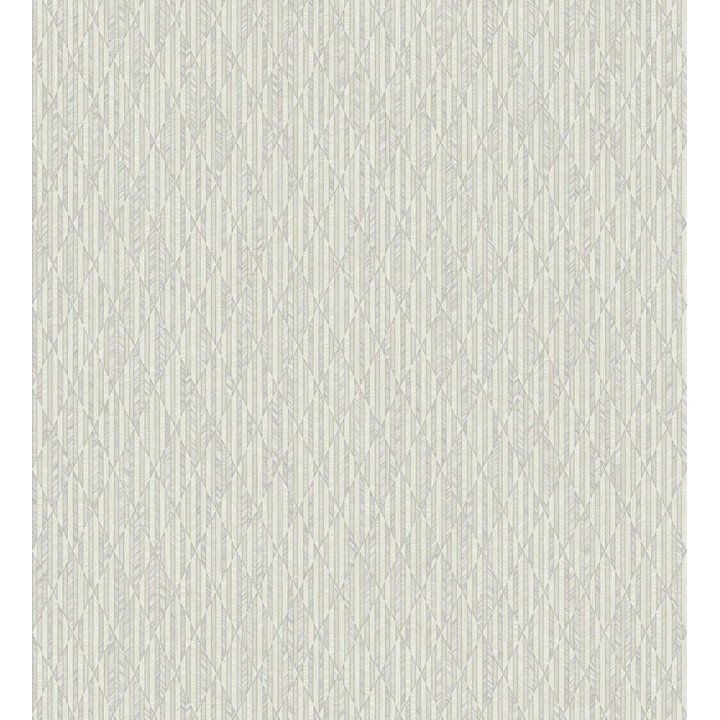 Papel pintado rombos gris claro metalizado de sutil elegancia geométrica - Zelda Radiant 684124