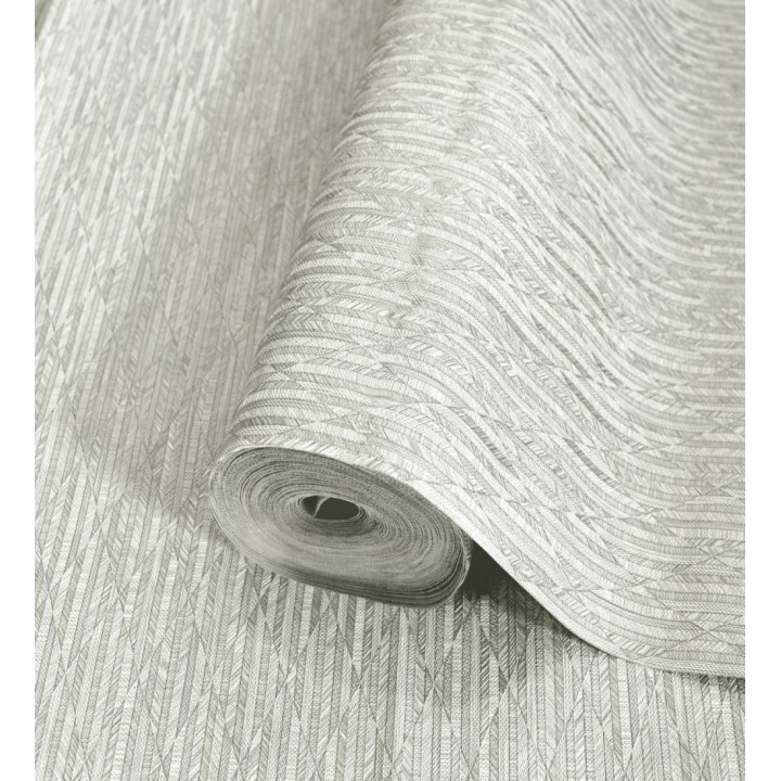 Papel pintado rombos gris claro metalizado de sutil elegancia geométrica - Zelda Radiant 684124