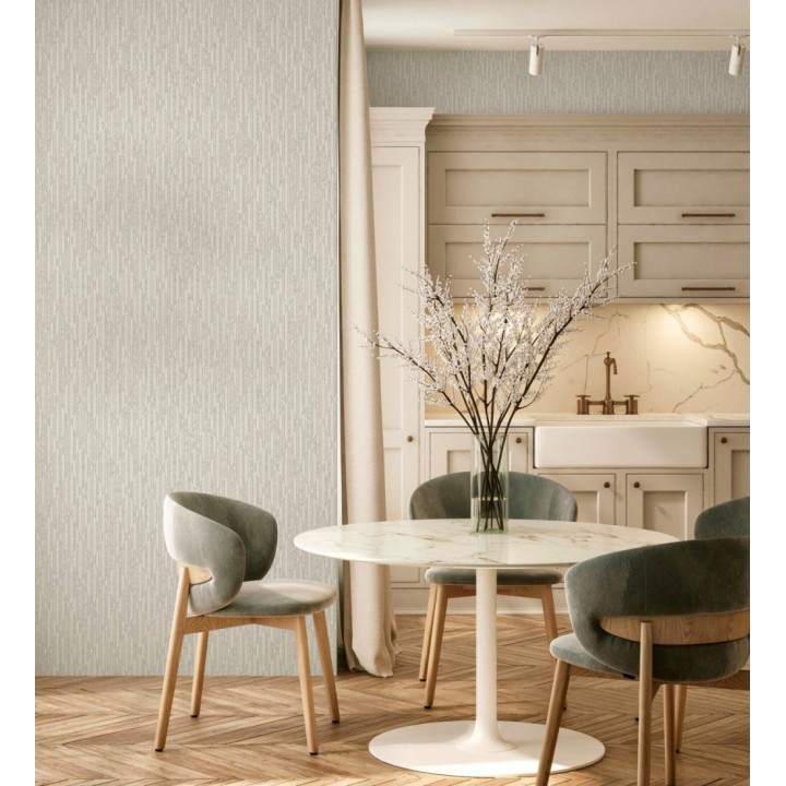 Papel pintado rombos gris claro metalizado de sutil elegancia geométrica - Zelda Radiant 684124