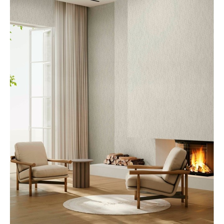 Papel pintado rombos gris claro metalizado de sutil elegancia geométrica - Zelda Radiant 684124