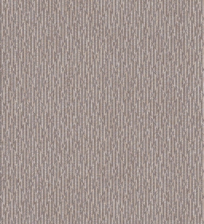 Papel pintado rombos malva metalizado de sutil elegancia geométrica - Zelda Radiant 684127