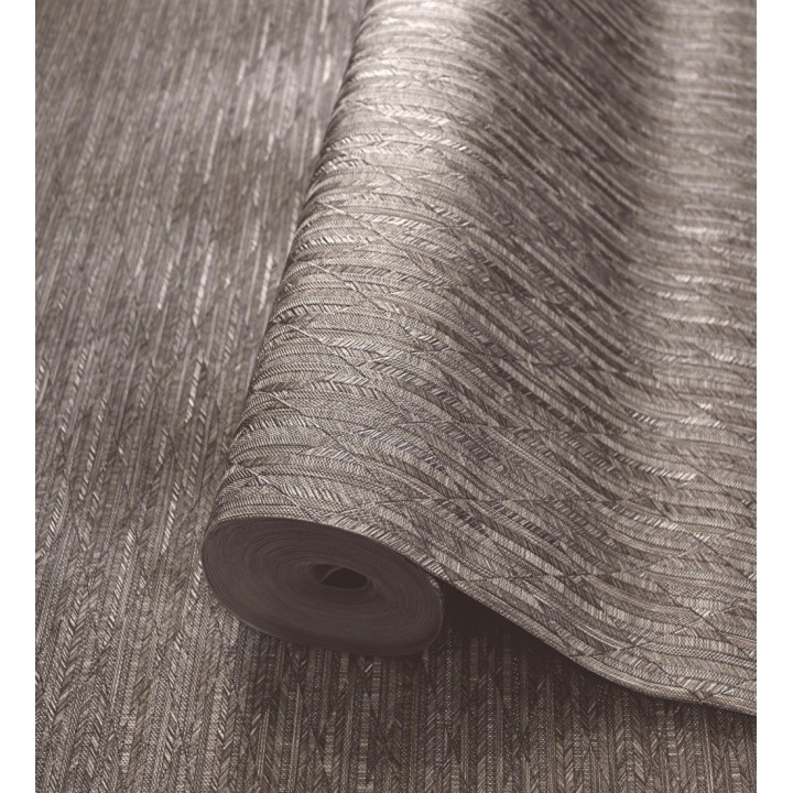 Papel pintado rombos malva metalizado de sutil elegancia geométrica - Zelda Radiant 684127