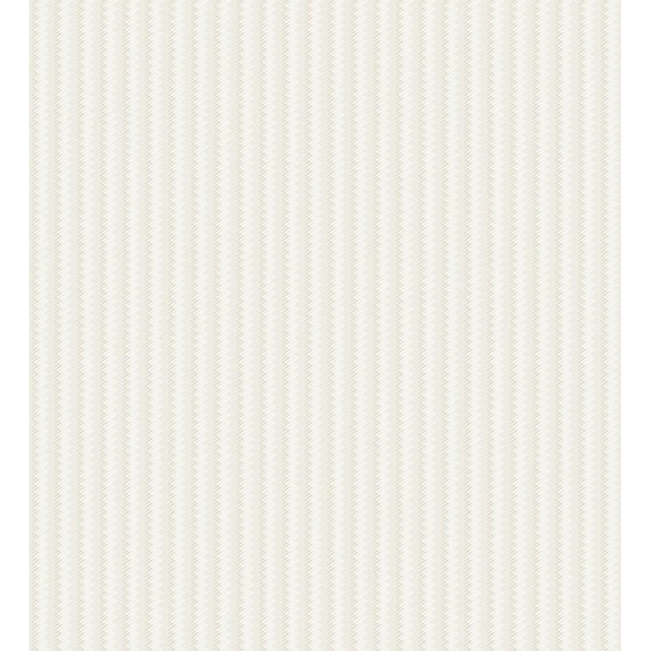 Papel pintado rayas en forma de espiga blanco metalizado sutil - Gerald Loft 684128