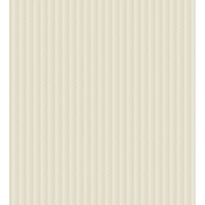 Papel pintado rayas en forma de espiga beige metalizado sutil - Gerald Loft 684129