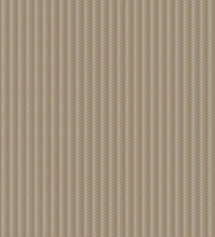 Papel pintado rayas en forma de espiga tonos caramelo metalizado - Gerald Loft 684133