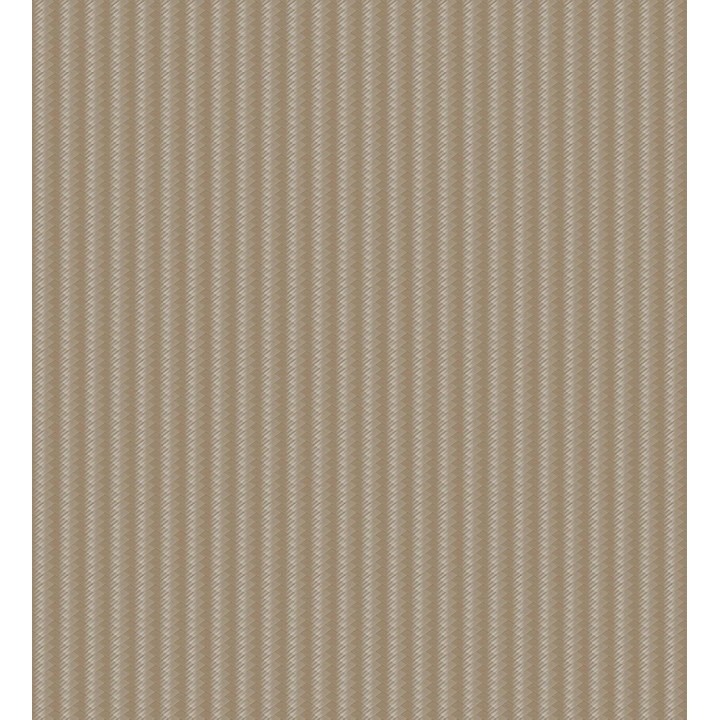 Papel pintado rayas en forma de espiga tonos caramelo metalizado - Gerald Loft 684133