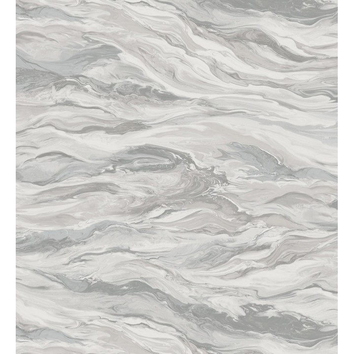 Papel pintado mármol fluido gris verdoso y beige etéreo - Savoy Atmospheric 684135