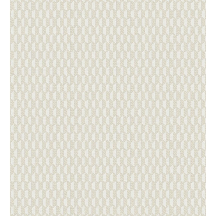 Papel pintado geometría óptica en relieve textil tonos neutros - Carlton Gridded 684139