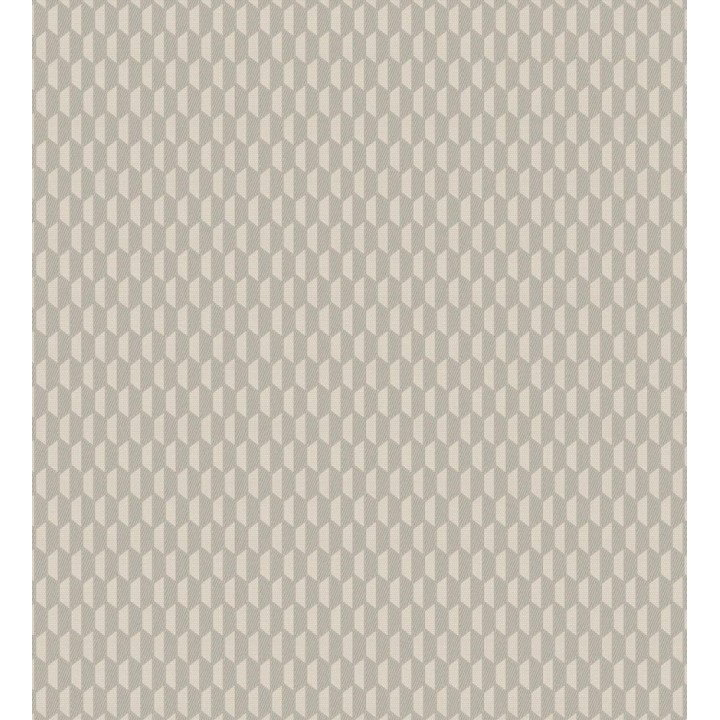 Papel pintado geometría óptica en relieve textil tono muesli - Carlton Gridded 684140