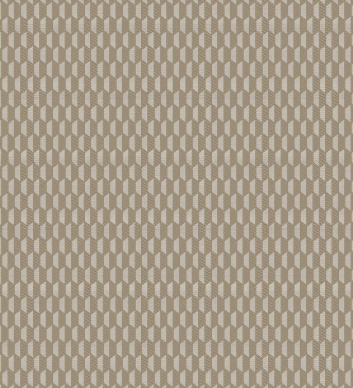 Papel pintado geometría óptica en relieve textil tono cacahuete - Carlton Gridded 684142