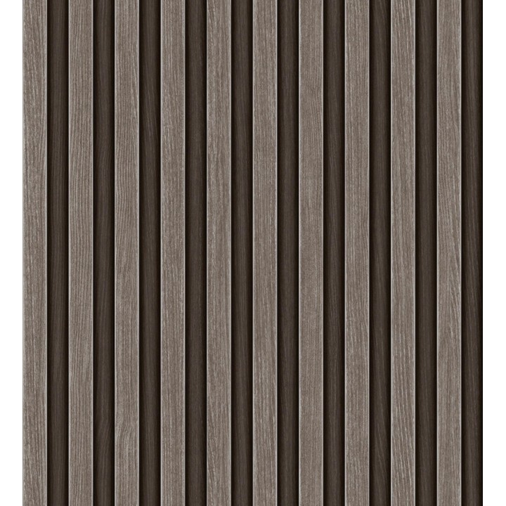 Papel pintado palillería de madera con betas texturizadas en relieve - Alistair Tailored 684157