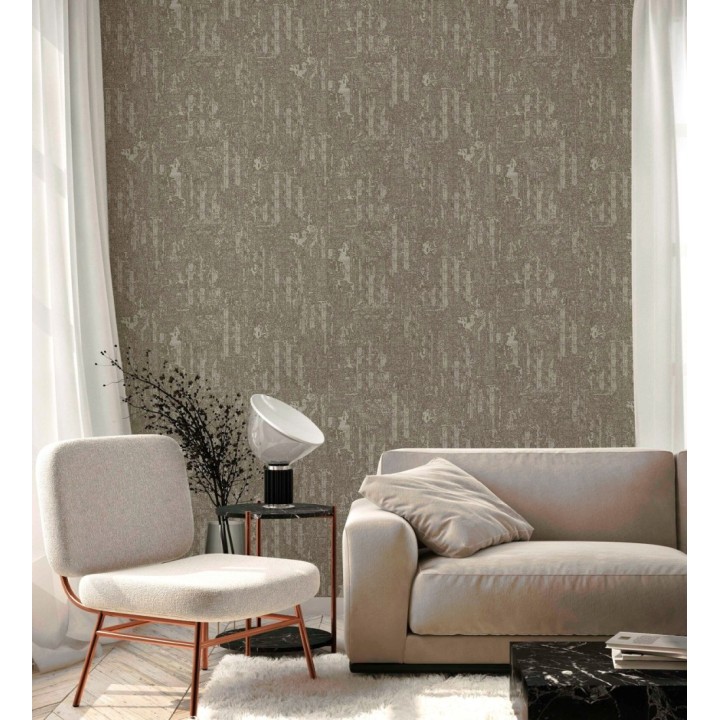 Papel pintado efecto seda de abacá en relieve textil artesanal - Montgomery Stately 684163