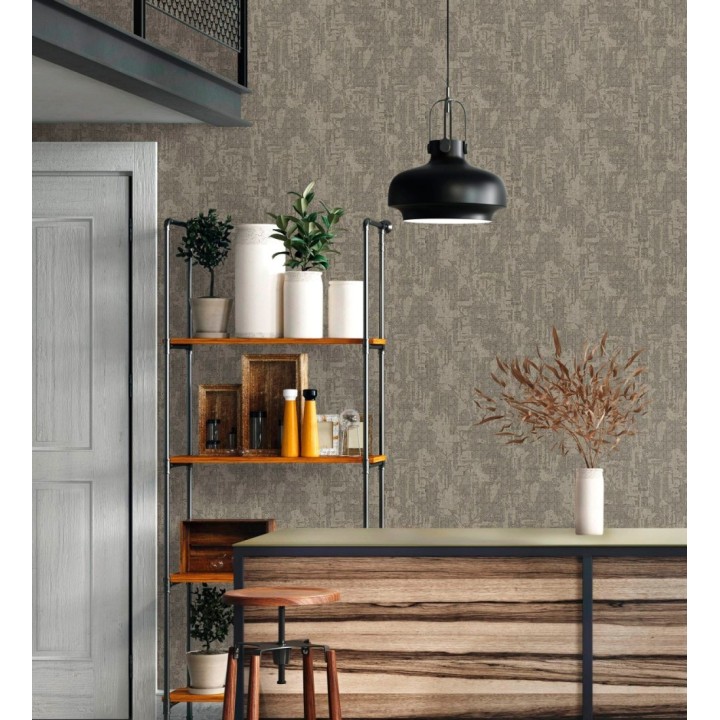 Papel pintado efecto seda de abacá en relieve textil artesanal - Montgomery Stately 684163