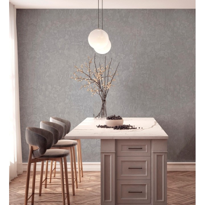 Papel pintado cemento pulido color gris visón estilo loft moderno - Hudson Rugged 684167