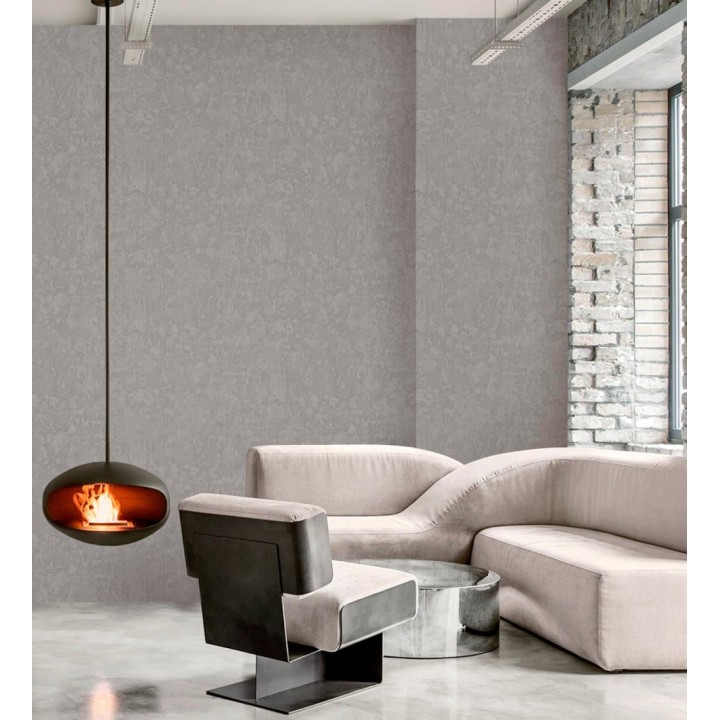 Papel pintado cemento pulido color gris visón estilo loft moderno - Hudson Rugged 684167