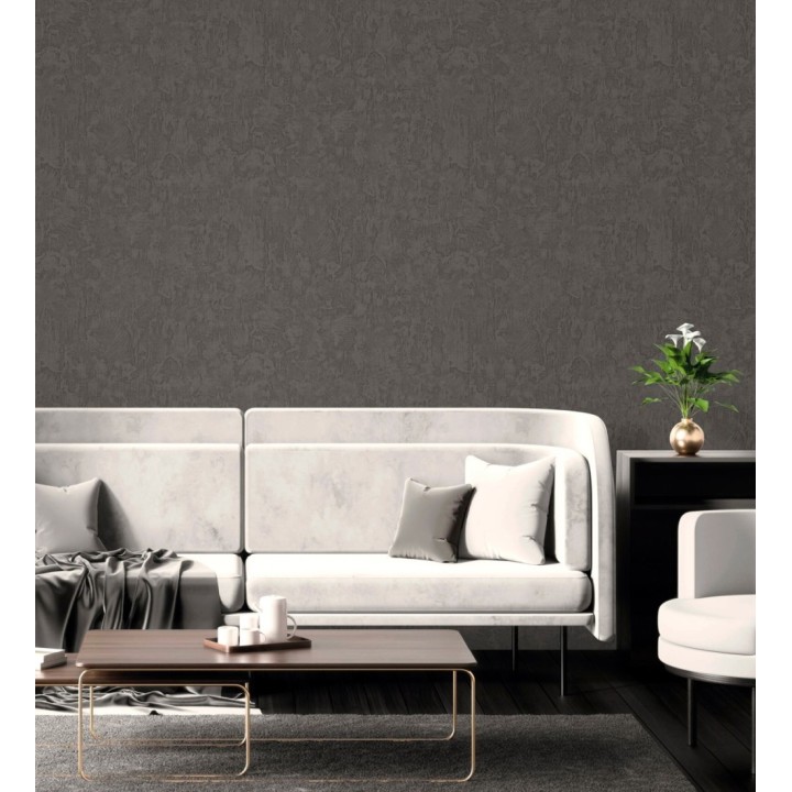 Papel pintado cemento pulido color grafito estilo loft moderno - Hudson Rugged 684169