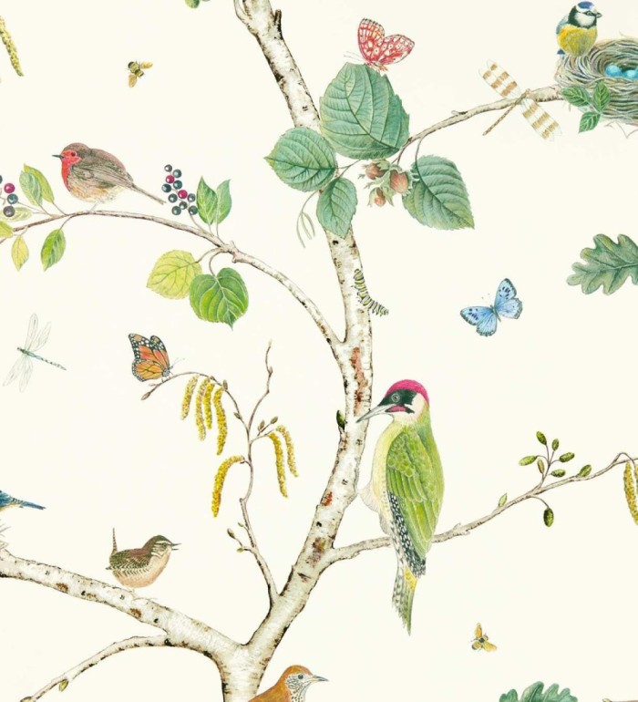 Papel pintado de pájaros y mariposas - Avon Birdie 684170