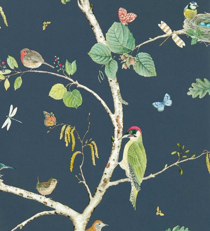 Papel pintado de pájaros y mariposas - Avon Birdie 684171