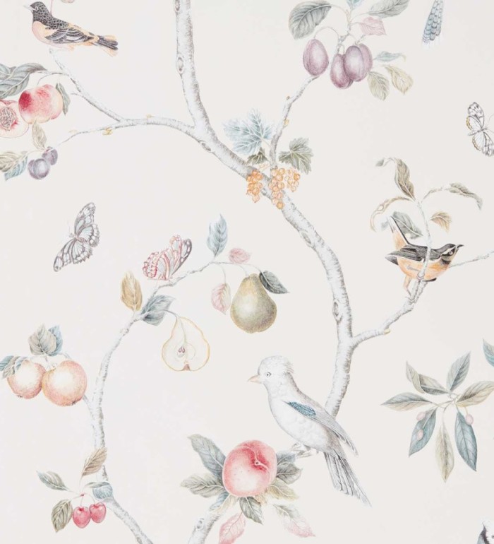 Papel pintados de pájaros y frutos - Birdie Dainty 684173