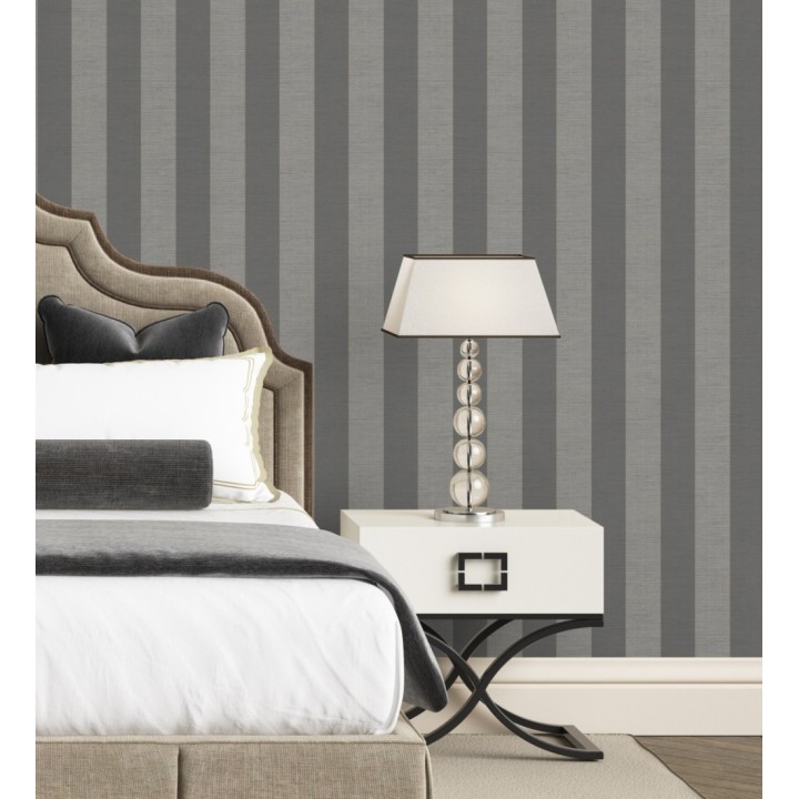 Papel pintado de rayas tonos marrones - Prince Stripes 126442