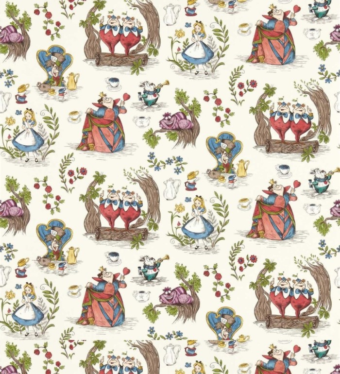 Papel pintado de Alicia en el país de las maravillas fondo blanco - Alice In Wonderland 684216