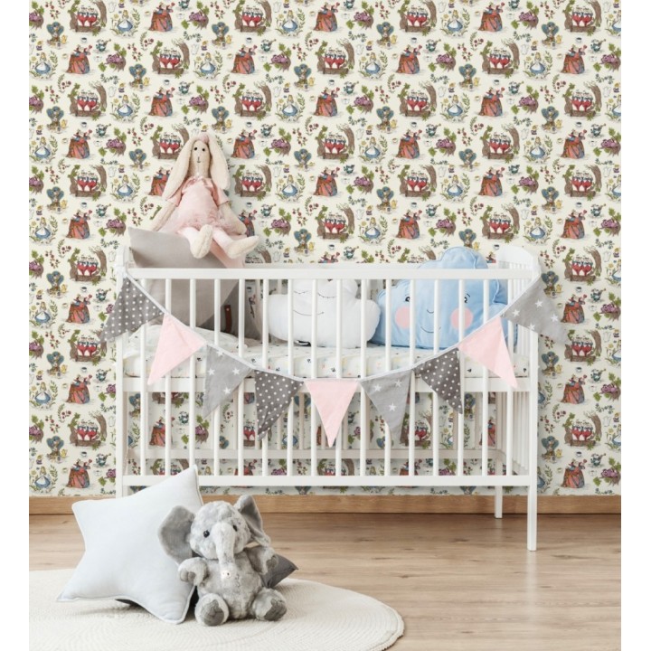 Papel pintado de Alicia en el país de las maravillas fondo blanco - Alice In Wonderland 684216