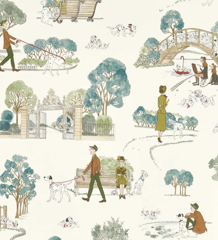 Papel pintado de 101 dálmatas heritage idilio en el parque - 101 Dalmatians 684219