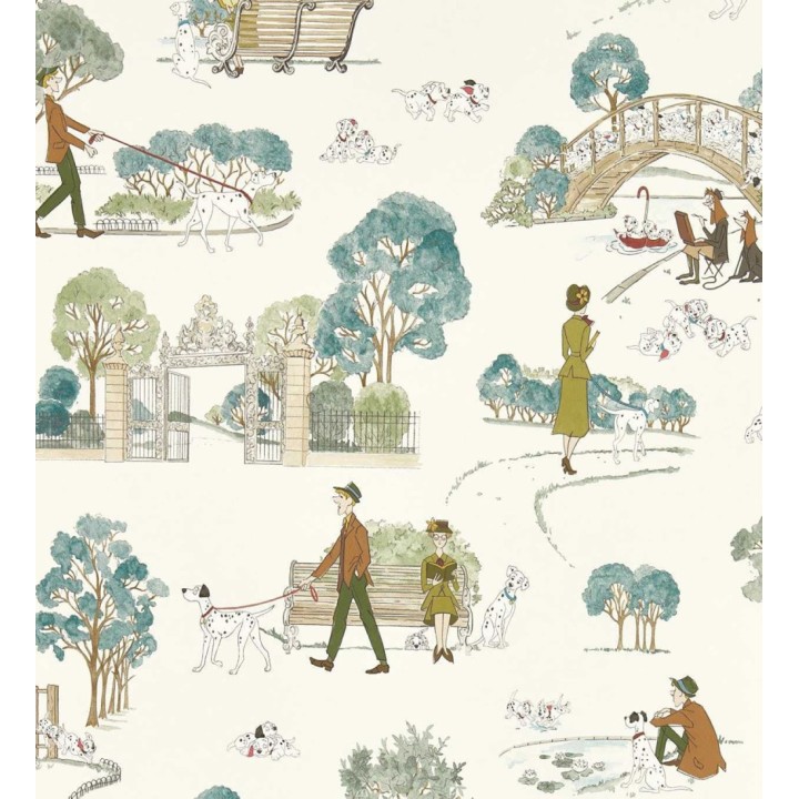 Papel pintado de 101 dálmatas heritage idilio en el parque - 101 Dalmatians 684219