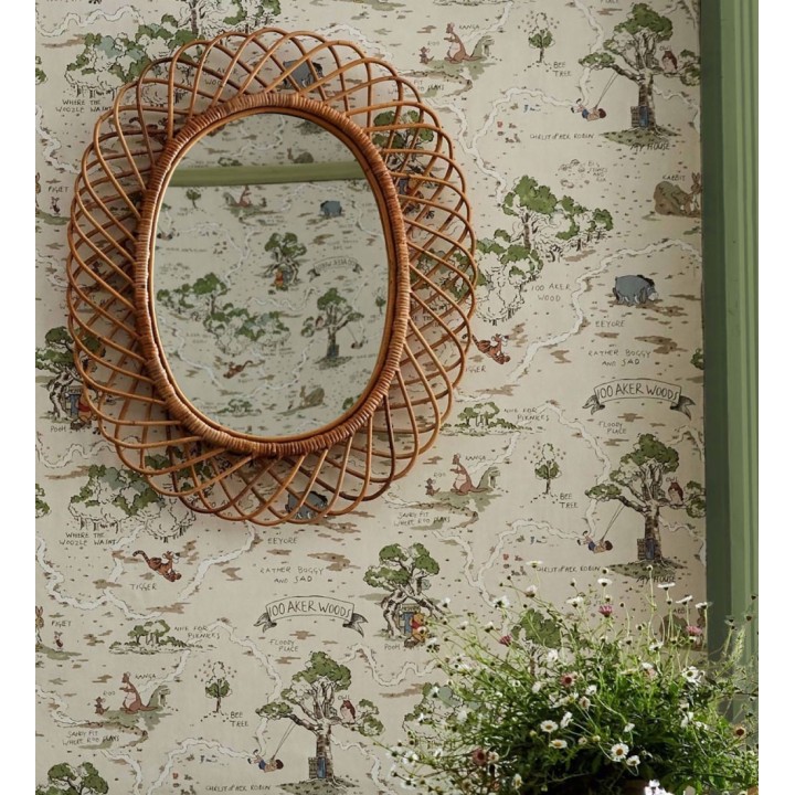 Papel pintado de Winnie the Pooh mapa del bosque de los cien acres - Winnie the Pooh 684220