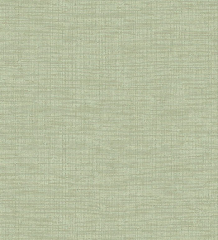Papel pintado de textura rafia natural en relieve color verde salvia - Drava Coarse 684237