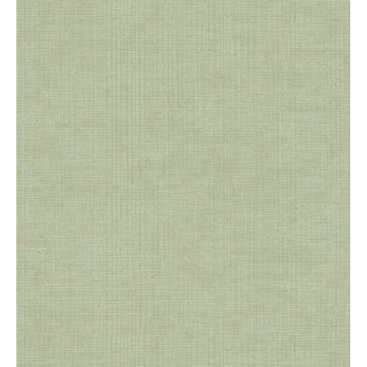 Papel pintado de textura rafia natural en relieve color verde salvia - Drava Coarse 684237