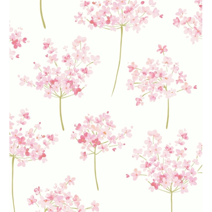 Papel pintado ramilletes de flores de acuarela - Layla Flowers 126465
