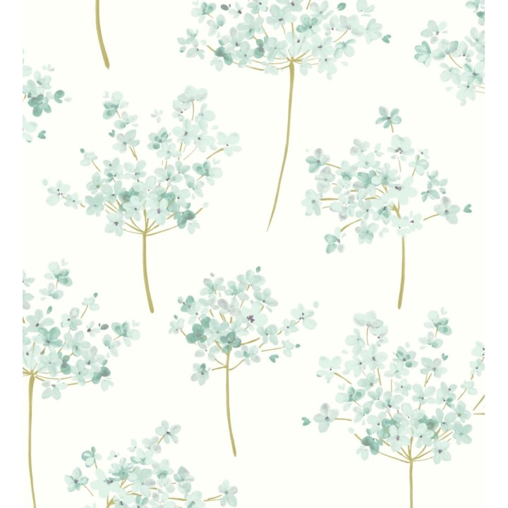 Papel pintado ramilletes de flores de acuarela - Layla Flowers 126466
