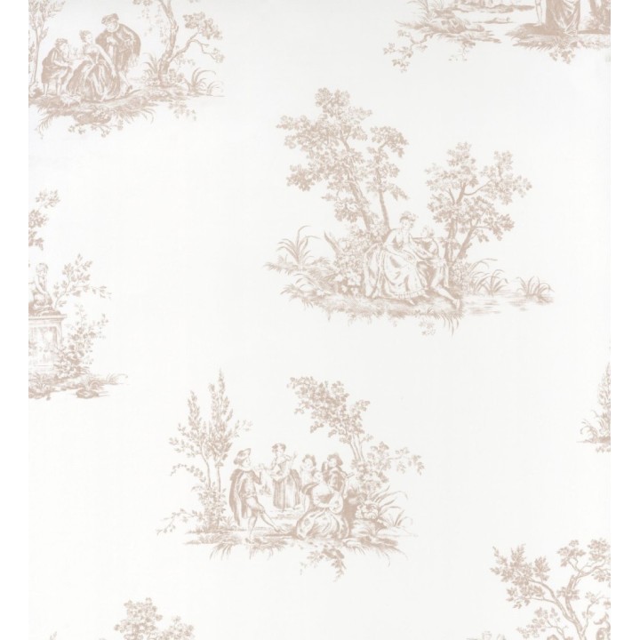 Papel pintado toile de jouy estilo francés - Ville Renoir 126469