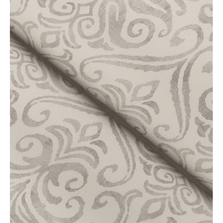 Papel pintado damasco elegante texturizado color taupe - Winchelsea Ornamental 684292