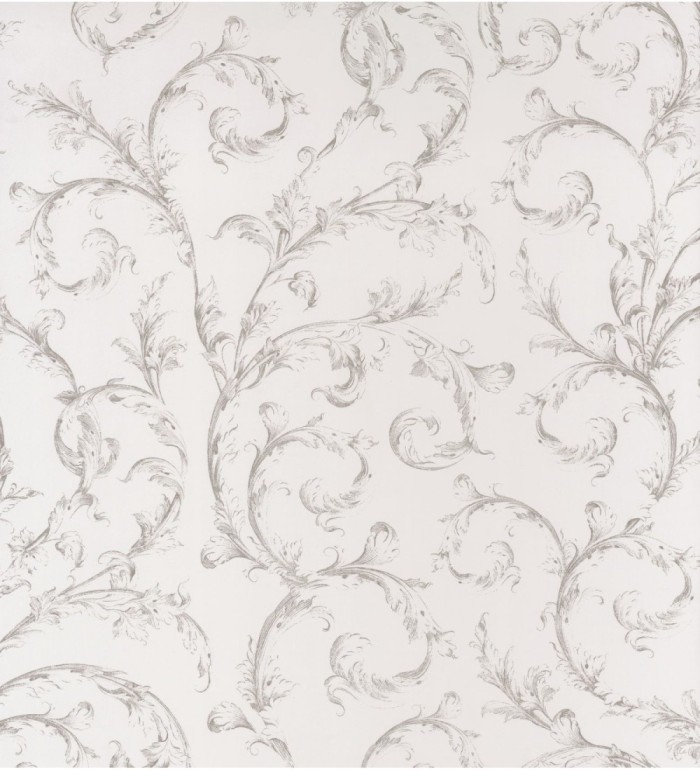 Papel pintado con volutas de diseño francés - Versailles 126481