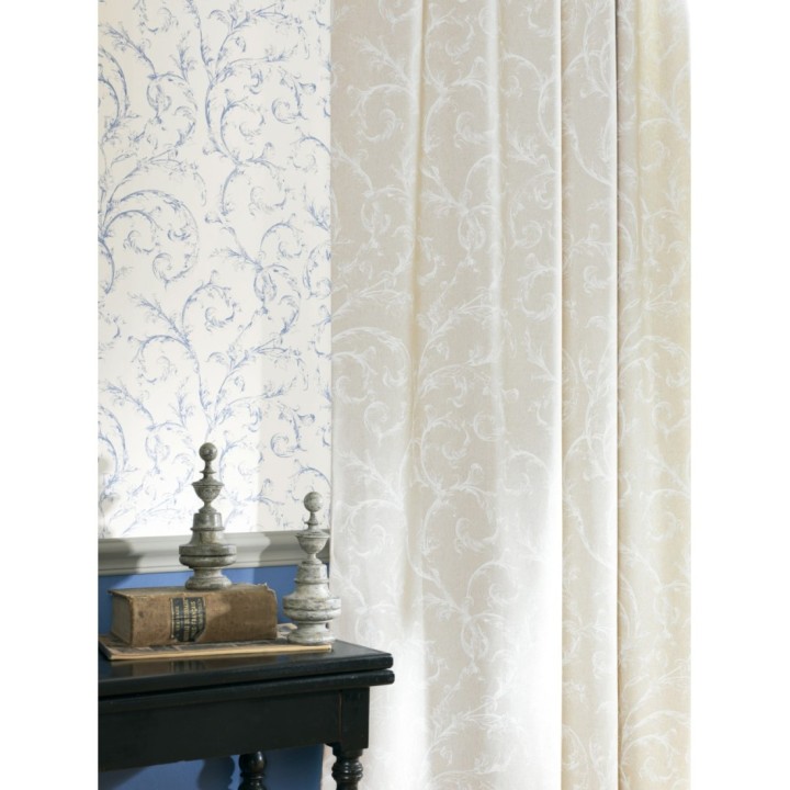 Papel pintado con volutas de diseño francés - Versailles 126484