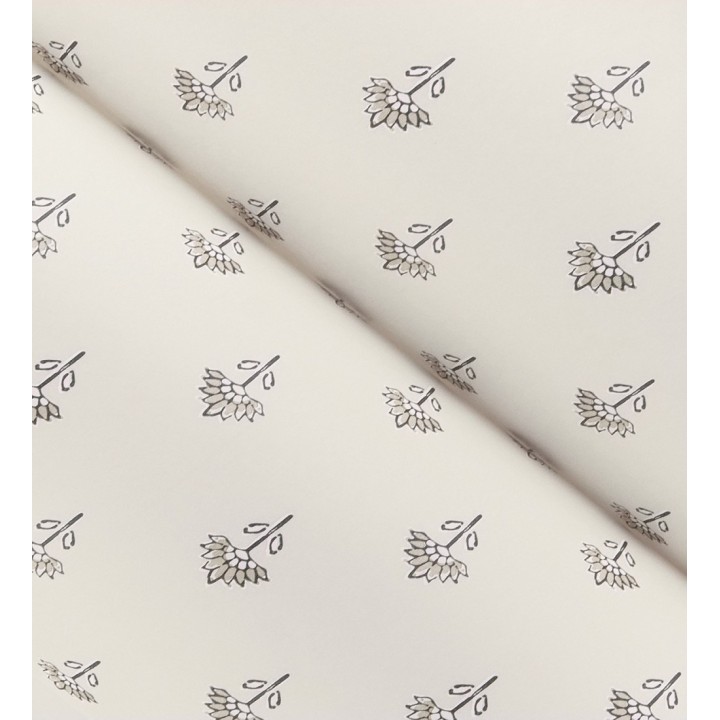 Papel pintado provenzal francés de flores pequeñas fondo crema - Willowmere Ditsy 684310