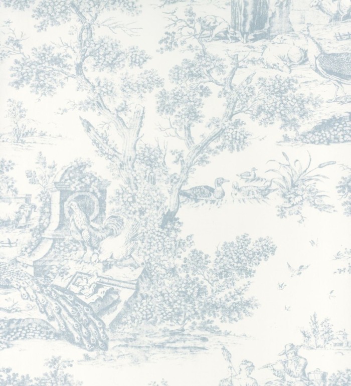 Papel pintado toile de jouy estilo romántico - Clermont 126488