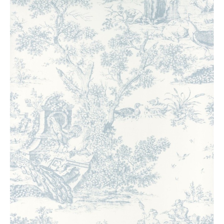 Papel pintado toile de jouy estilo romántico - Clermont 126488