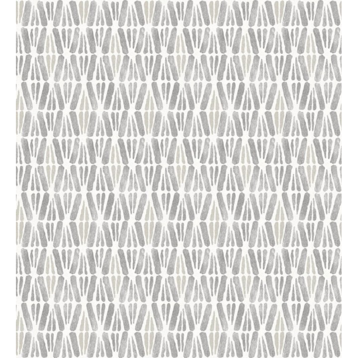 Papel pintado geométrico de trazos de acuarela sobre fondo texturizado - Kampala Marks 684316