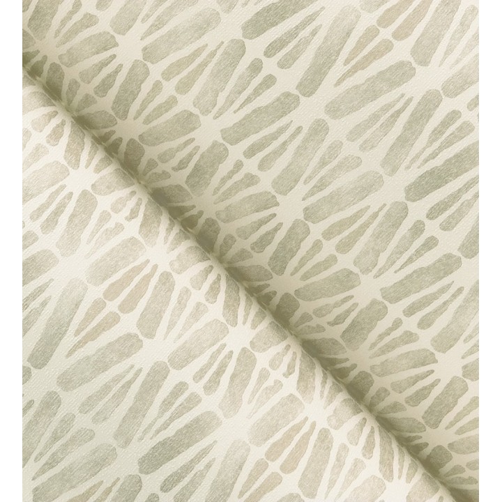 Papel pintado geométrico de trazos de acuarela sobre fondo texturizado - Kampala Marks 684318