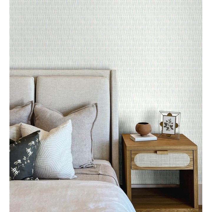 Papel pintado geométrico de trazos de acuarela sobre fondo texturizado - Kampala Marks 684319