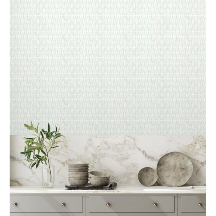 Papel pintado geométrico de trazos de acuarela sobre fondo texturizado - Kampala Marks 684319