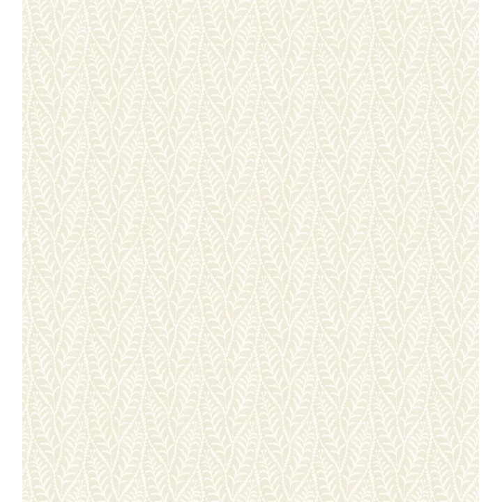 Papel pintado de hojas color arena entrelazadas estilo Cottage Country - Kigali Leaves 684323