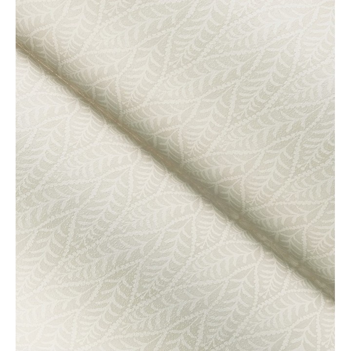 Papel pintado de hojas color arena entrelazadas estilo Cottage Country - Kigali Leaves 684323