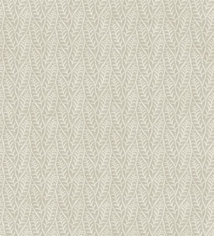 Papel pintado de hojas tono taupe entrelazadas estilo cottage country - Kigali Leaves 684324